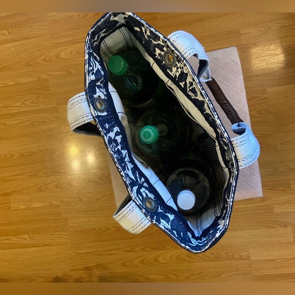 Abercrombie & Fitch blue & white super durable carry-all & shopping bag - Picture 10 of 13